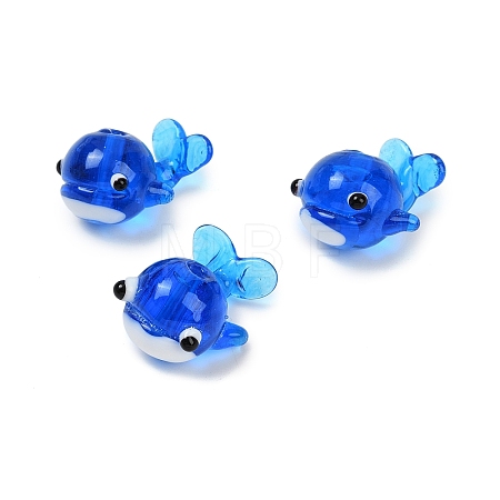 Handmade Lampwork Bumpy Beads LAMP-P067-02-01-1
