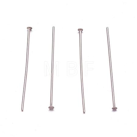 Tarnish Resistant 304 Stainless Steel Flat Head Pins STAS-H358-09C-1