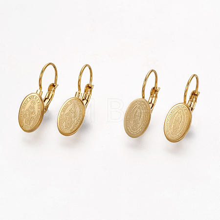 304 Stainless Steel Hoop Earrings EJEW-F177-02G-1