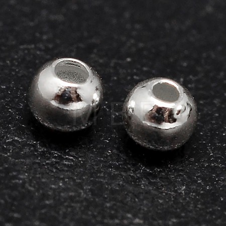 925 Sterling Silver Beads STER-F012-01H-1