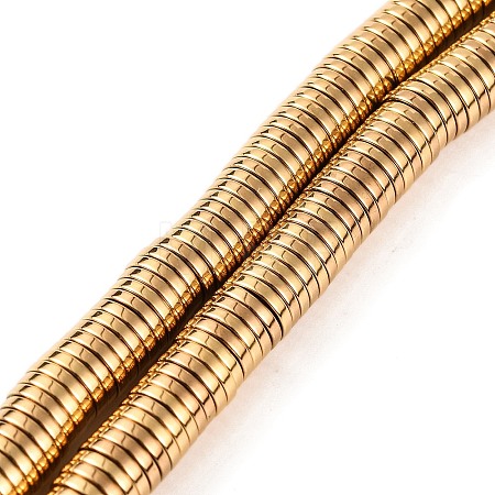 Electroplated Synthetic Non-magnetic Hematite Beads Strands G-H027-G01-04-1
