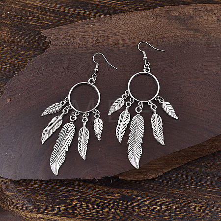 Zinc Alloy Dangle Earrings for Women WG349F2-01-1