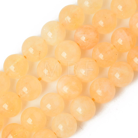 Natural Quartz Beads Strands G-R479-8mm-08-1