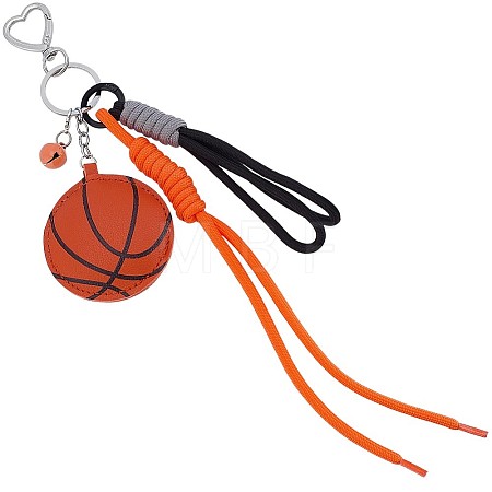 1Pc Sports ThemePU Leather Keychains KEYC-SP0001-67C-1