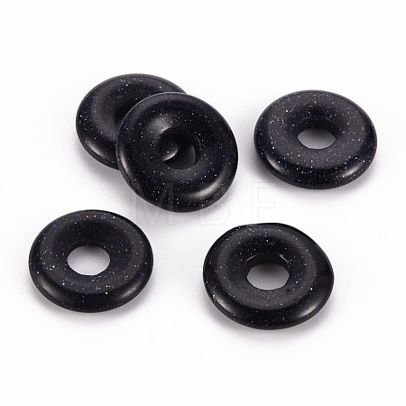 Synthetic Blue Goldstone Pendants G-T122-66H-1