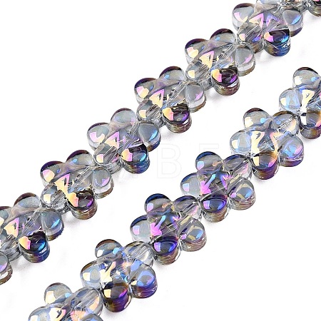 Electroplate Glass Beads Strands EGLA-T028-02L-1