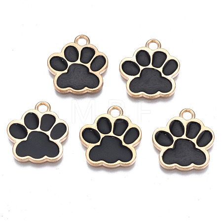 Alloy Enamel Pendants X-ENAM-T016-22LG-C-RS-1