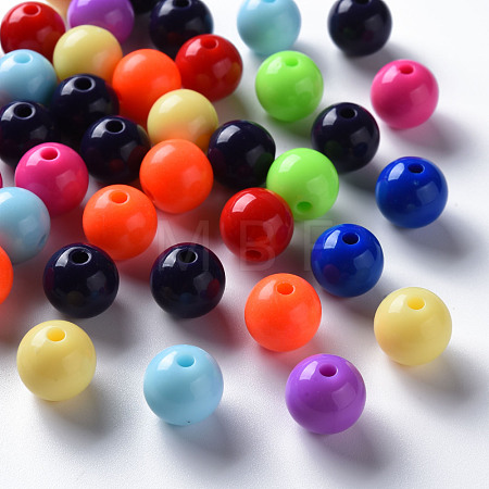 Opaque Acrylic Beads MACR-S370-C12mm-M2-1