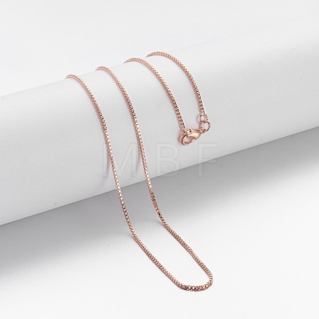 Brass Chain Necklaces X-MAK-F013-02RG-1