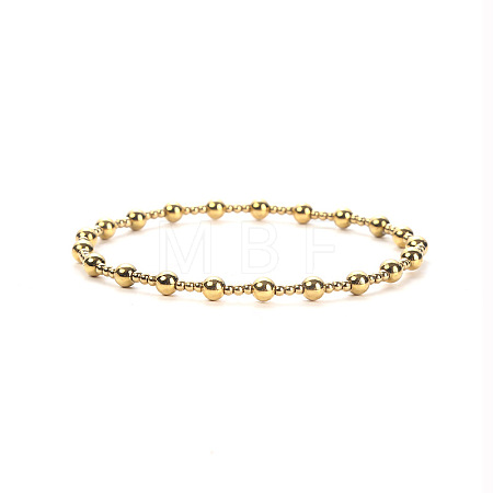 Classic Stainless Steel Ball Chains Stretch Bracelets for Women SB9710-1-1