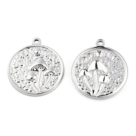 Non-Tarnish 201 Stainless Steel Pendants X-STAS-N098-143P-1