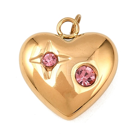 304 Stainless Steel Pendants STAS-H244-06G-02-1