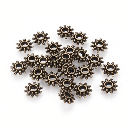 Tibetan Style Spacer Beads MLFH10384Y-NF-1