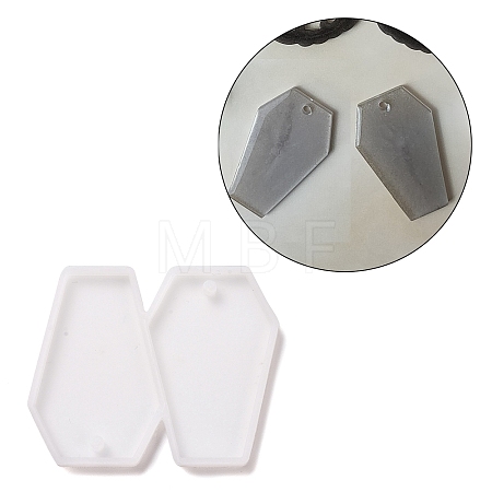 DIY Coffin Pendants Silicone Molds DIY-D060-15-1