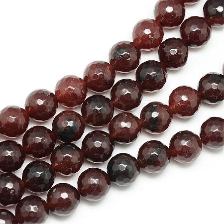 Natural White Jade Bead Strands G-R346-6mm-19-1