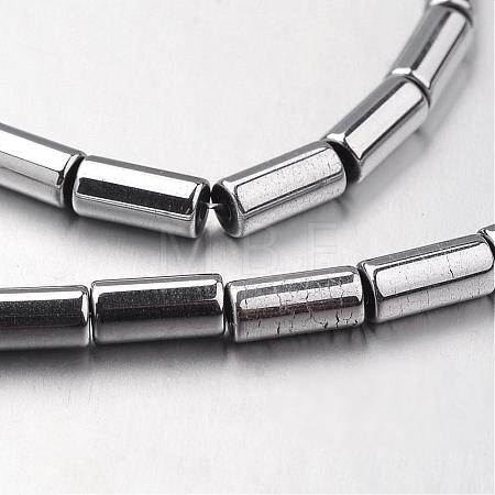 Electroplate Non-magnetic Synthetic Hematite Bead Strands G-F300-37C-01-1