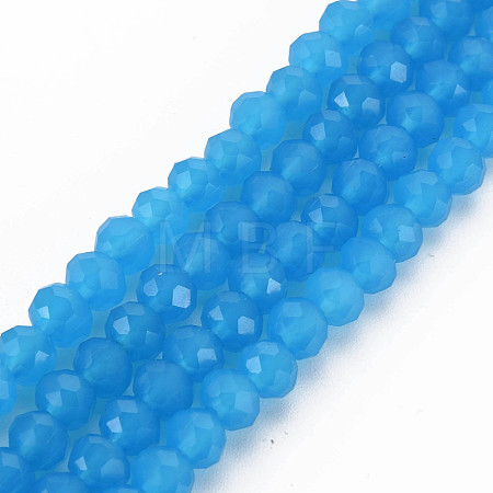Glass Beads Strands EGLA-A034-J6mm-D09-1