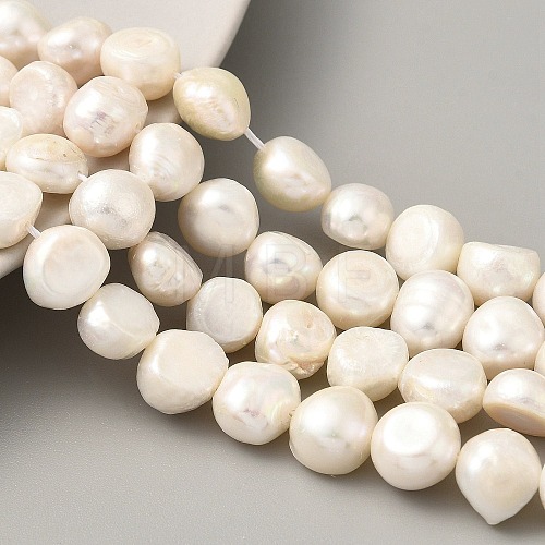 Natural Cultured Freshwater Pearl Beads Strands PEAR-A006-10C-1