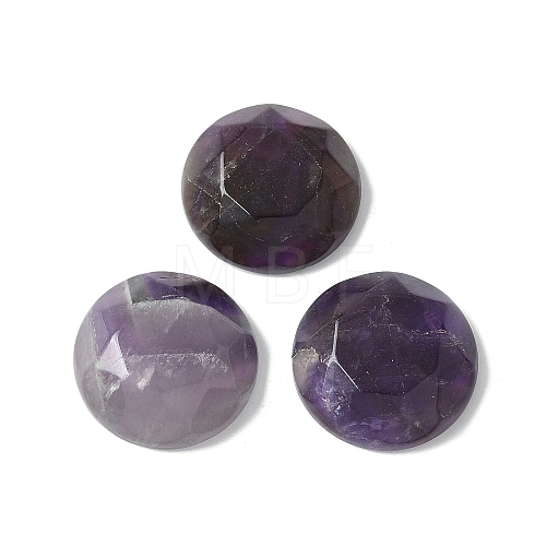 Natural Amethyst Cabochons G-Z075-04D-1