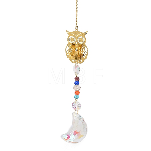 Hollow Alloy Hanging Ornaments HJEW-Q012-05A-1