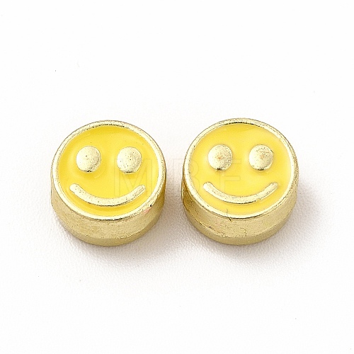 Rack Plating Alloy Enamel Beads FIND-G051-01LG-02-1