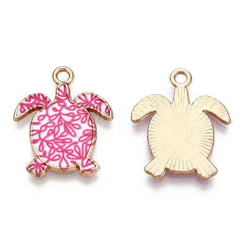 Printed Alloy Pendants ENAM-N056-179-06-1