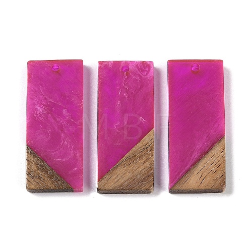 Resin & Wood Pendants WOOD-F015-09D-1