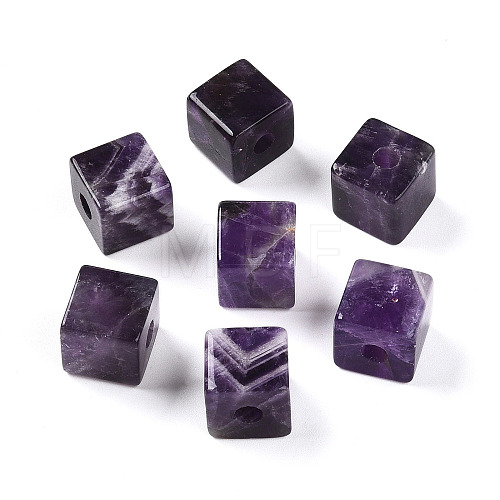 Natural Amethyst European Beads G-N345-07A-06-1