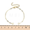 3Pcs 3 Sizes Brass Paperclip Chains Bracelet Making AJEW-JB01601-2