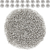 6000Pcs Brass Crimp Beads KK-PA0001-14S-1