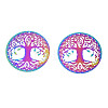 Ion Plating(IP) 201 Stainless Steel Filigree Pendants LS-STAS-S118-108-1