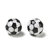 Sports Opaque Acrylic Beads AC-CBAC27C-02-2
