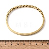 304 Stainless Steel Rhinestone Hinged Bangles for Women BJEW-B168-03D-G-5