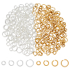 320Pcs 8 Styles 304 Stainless Steel Open Jump Rings STAS-WR0001-27-1