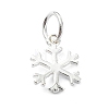 925 Sterling Silver Christmas Snowflake Charms STER-M119-16S-1