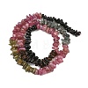 Natural Multicolor Tourmaline Chip Bead Strands G-M298-15A-4