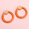 Alloy Enamel Spring Gate Rings PW-WG74BFF-05-1