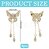 Alloy Rhinestone Brooches JEWB-WH0039-79G-2
