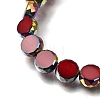 Electroplated Transparent Glass Beads Strands GL-CBA98F0-06C-04-2