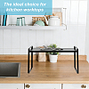 Rectangle Carbon Iron Alloy Extendable Cabinet Tiered Storage Rack for Socks AJEW-WH0609-741A-02-5