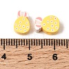 Easter Handmade Polymer Clay Beads CLAY-A006-01G-3