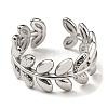 Non-Tarnish 304 Stainless Steel Cuff Rings RJEW-E076-02P-2