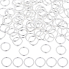 100Pcs Rack Plating Brass Jump Rings KK-ME0004-87-1
