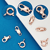 9Pcs 9 Style 925 Sterling Silver Clasps STER-BBC0001-17C-4