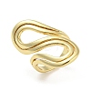 Brass Wrapped Open Cuff Rings RJEW-I100-01G-2