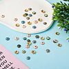 60Pcs 10 Style Alloy Enamel Bead Caps FIND-YS0001-16-6