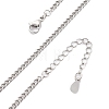 Brass Cuban Link Chain Necklaces for Women NJEW-D302-57P-3