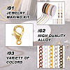 Beadthoven DIY Chain Necklace Making Kit DIY-BT0001-39-13