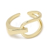 Brass Open Cuff Rings RJEW-Q778-52G-2