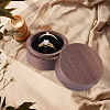 2-Slot Wood Couple Ring Storage Boxes with Velvet Inside CON-CL0001-28C-7